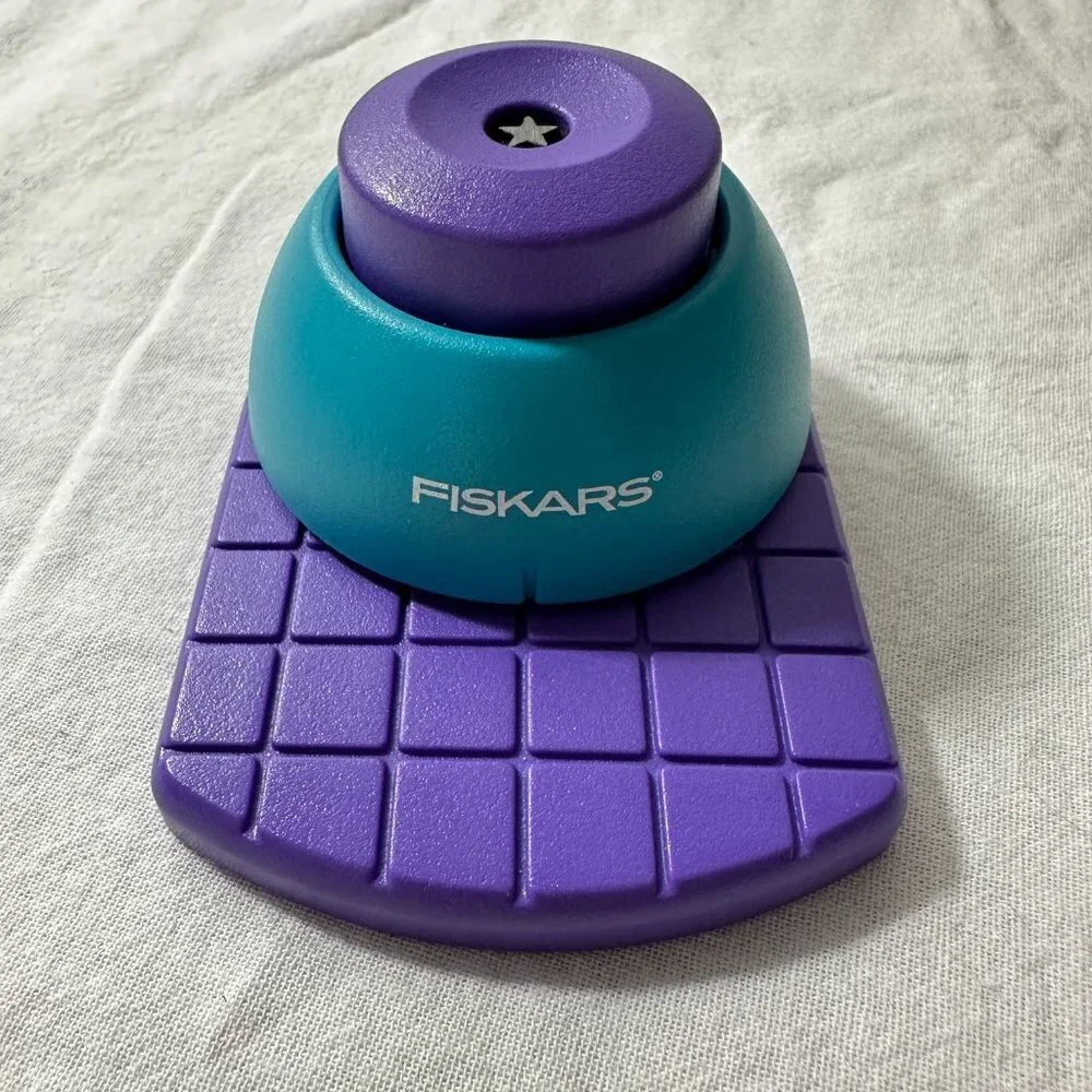 Paper Press and Punch Interchangeable Base with Star Punch